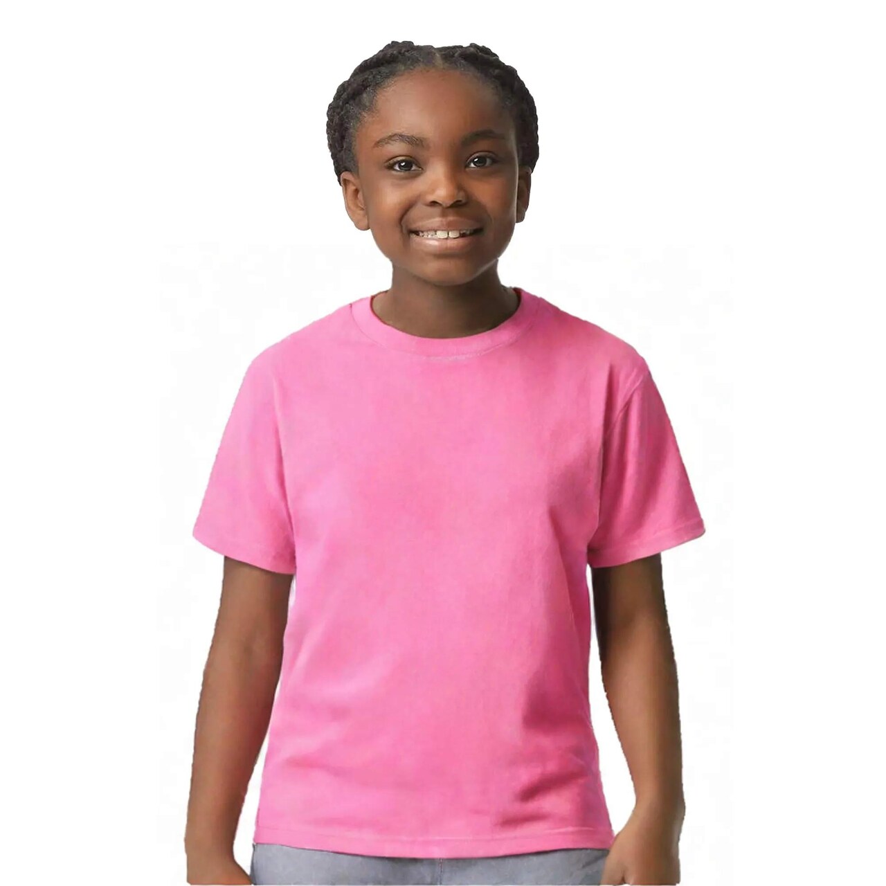 12 Pack Gildan Youth Ultra Cotton Short Sleeve Crewneck T-Shirt Bulk Kids Blank Tees for School, Sports & Custom Printing